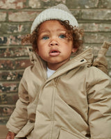 2-Tone Ribbed Beanie - Fuzzy