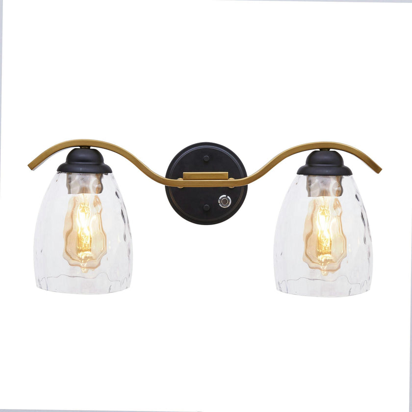 Heidi Dimmable 2-Light Bathroom Vanity Light