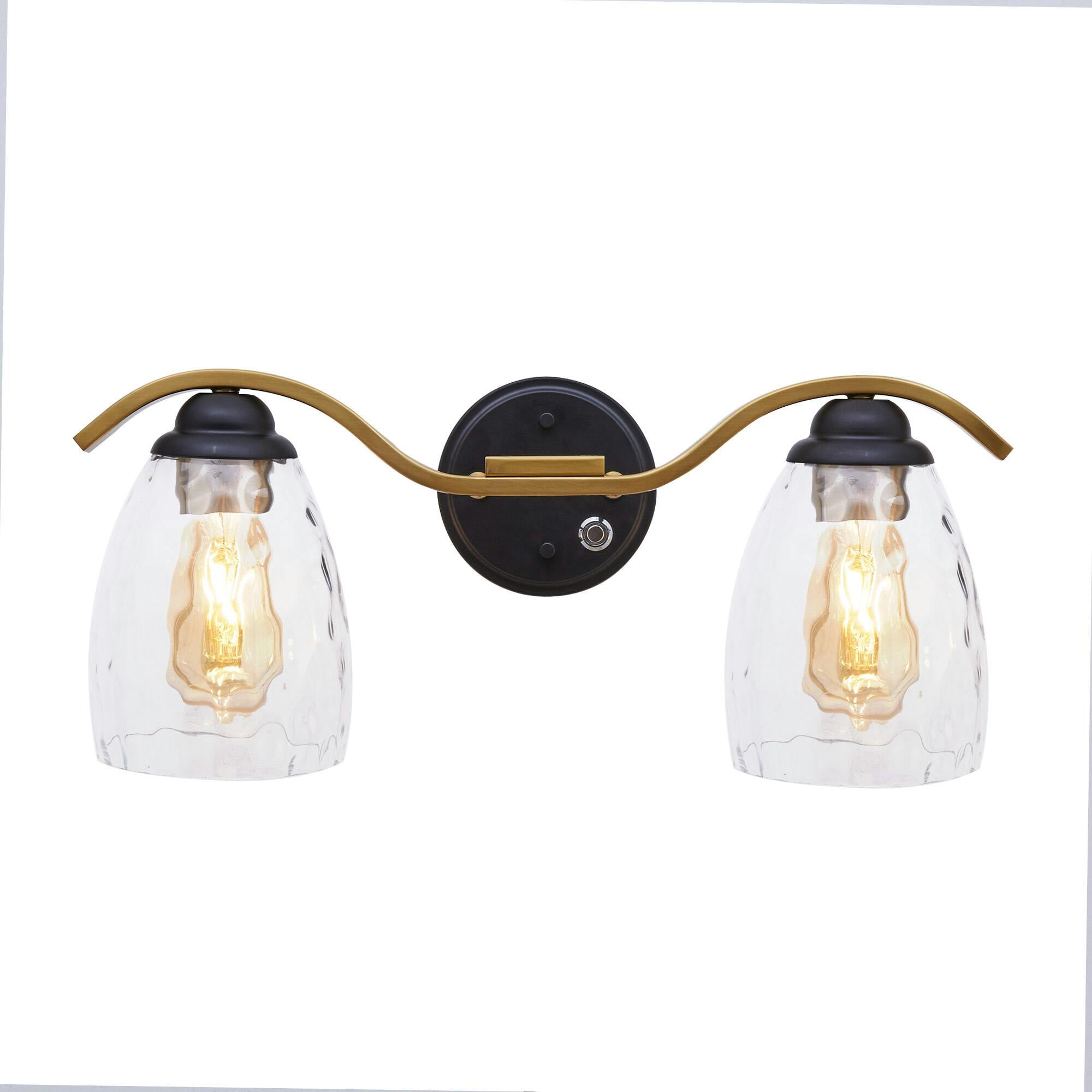 Heidi Dimmable 2-Light Bathroom Vanity Light