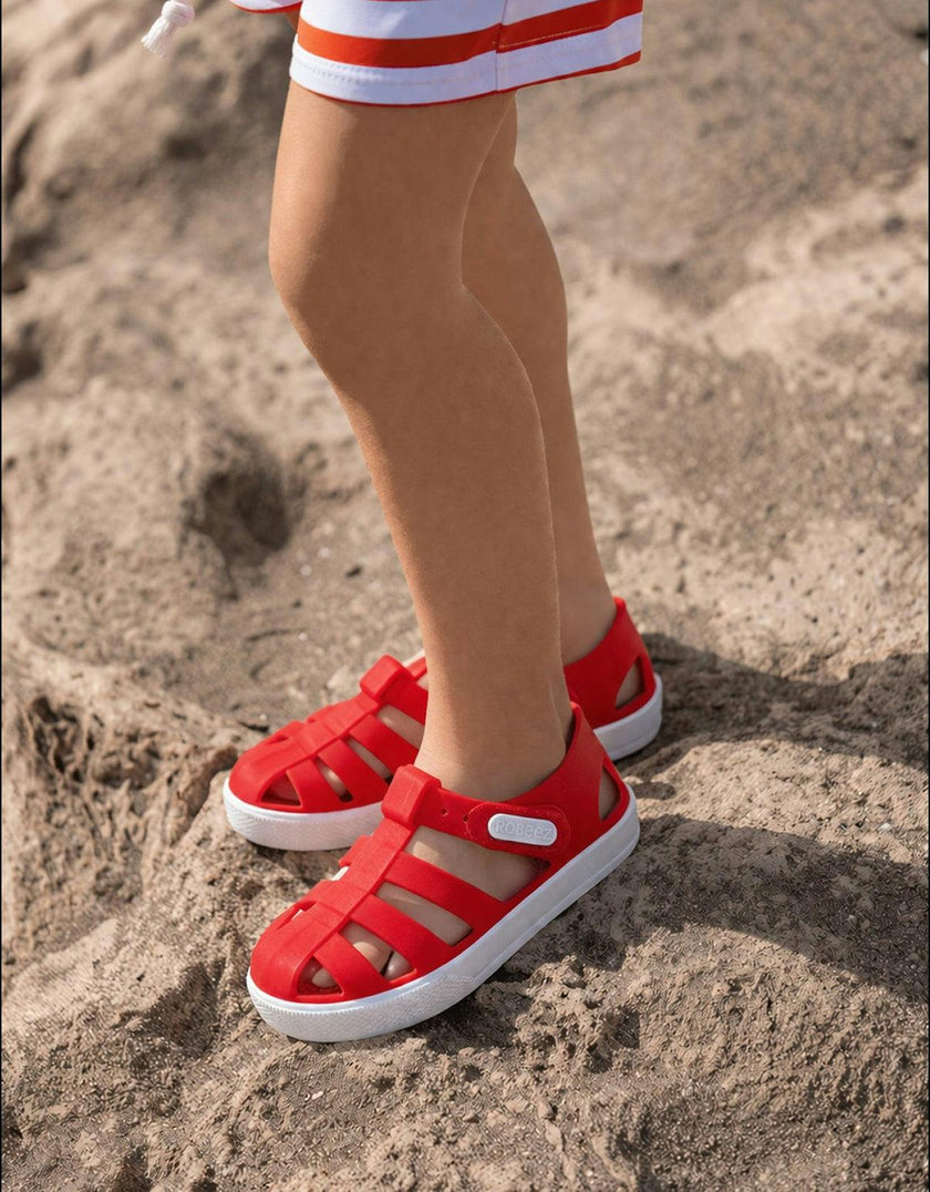 Elite Jelly Shoes in Red