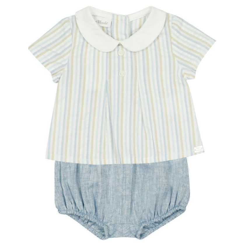 TARTINE ET CHOCOLAT Coastal Stripe Baby Set