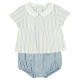 TARTINE ET CHOCOLAT Coastal Stripe Baby Set