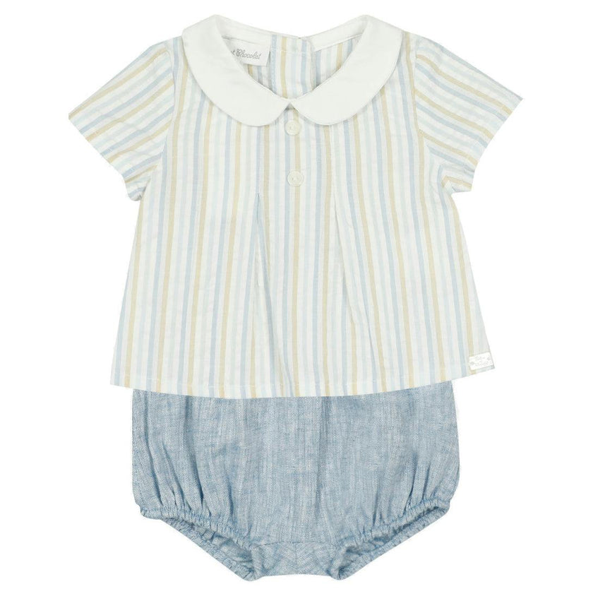 TARTINE ET CHOCOLAT Coastal Stripe Baby Set