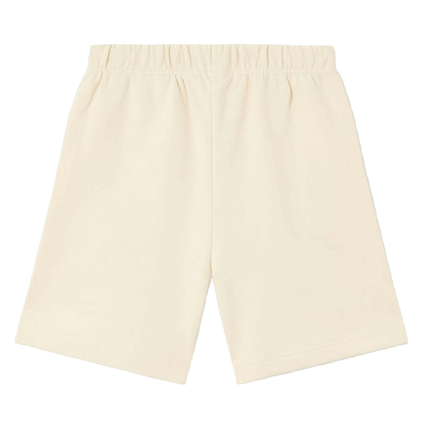 Off White Brushed Logo Sweatshorts