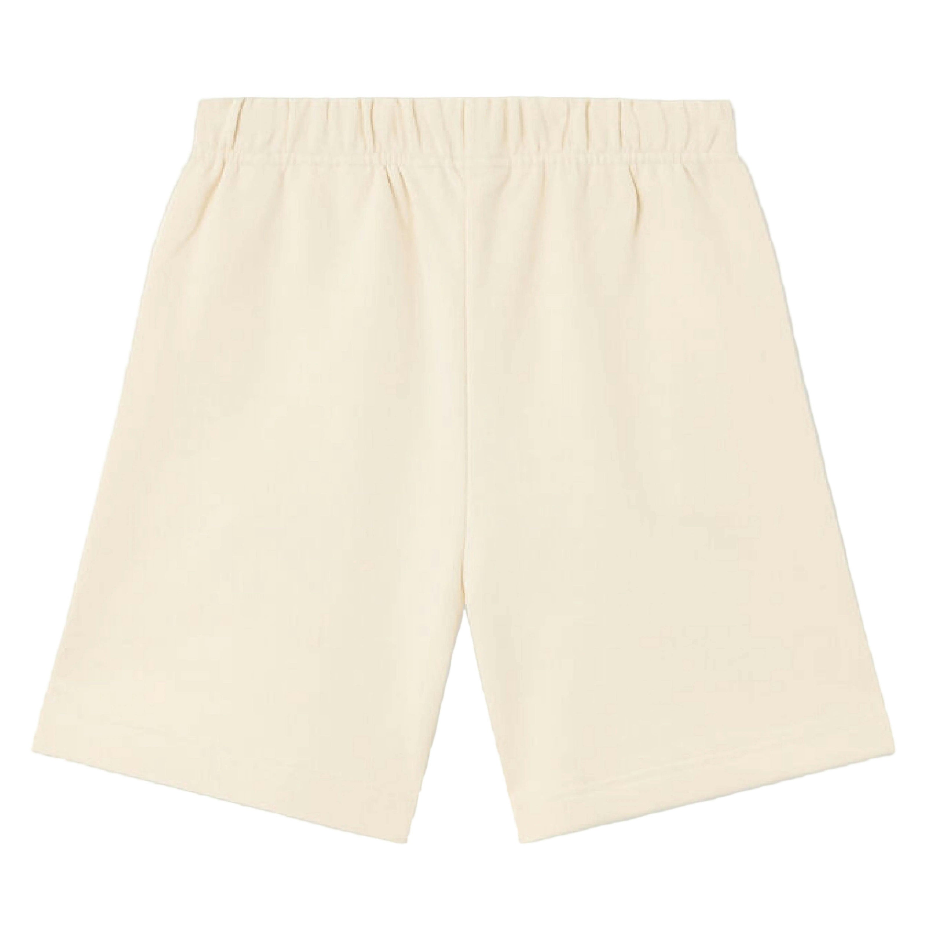 Off White Brushed Logo Sweatshorts
