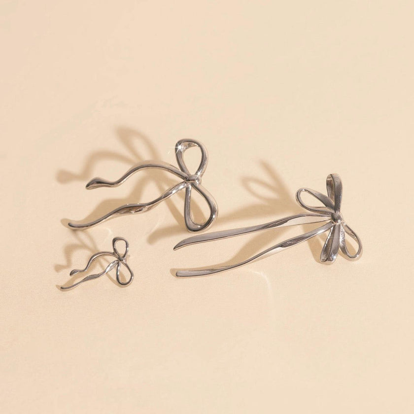 Dainty Bow Stud Earrings