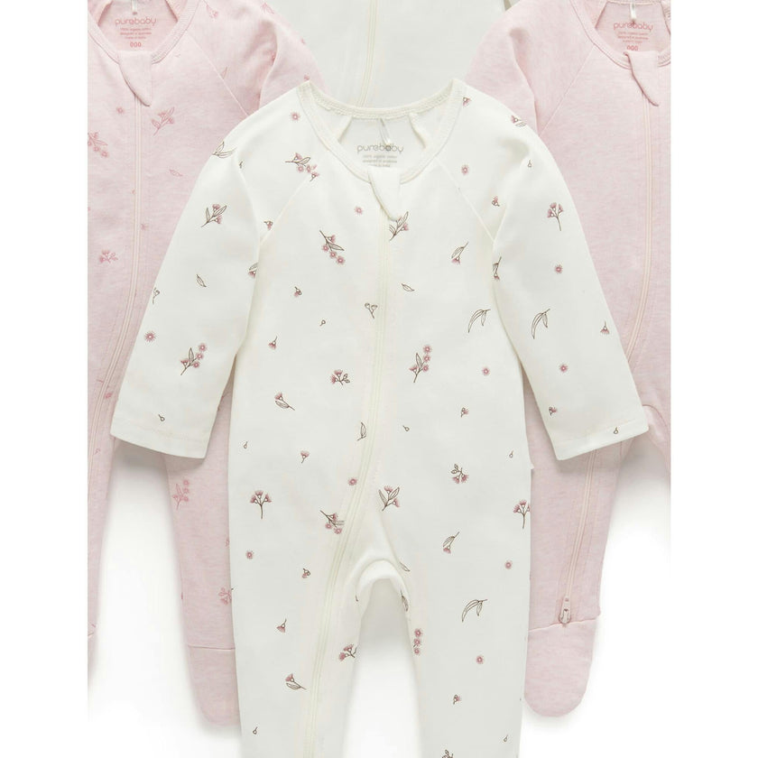 4 Pack Zip Growsuit Vanilla Blossom Pack