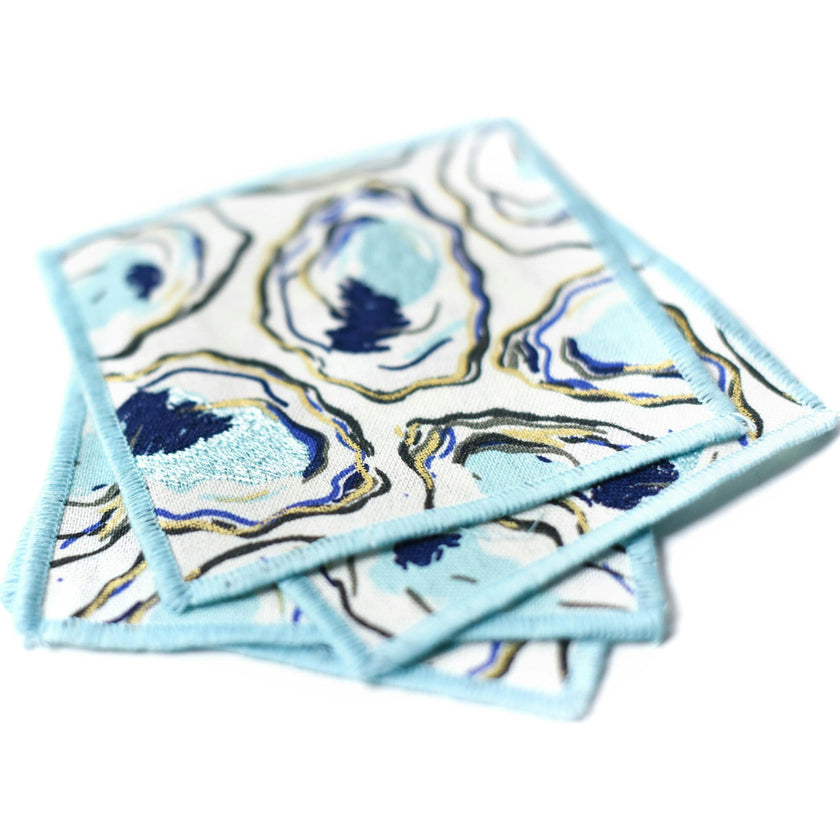 Oyster Print Cocktail Napkins