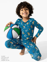 Basketball Pups Bamboo Kids Pajamas