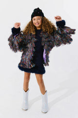 Party Rainbow Tinsel Jacket