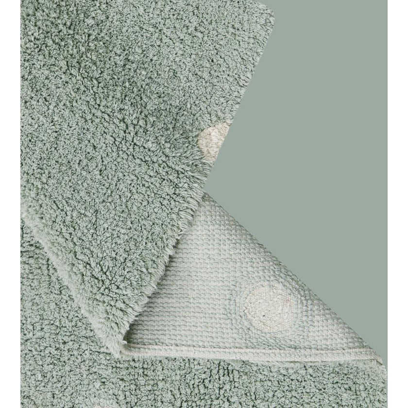 Rectangular Washable Mini Dot Rug