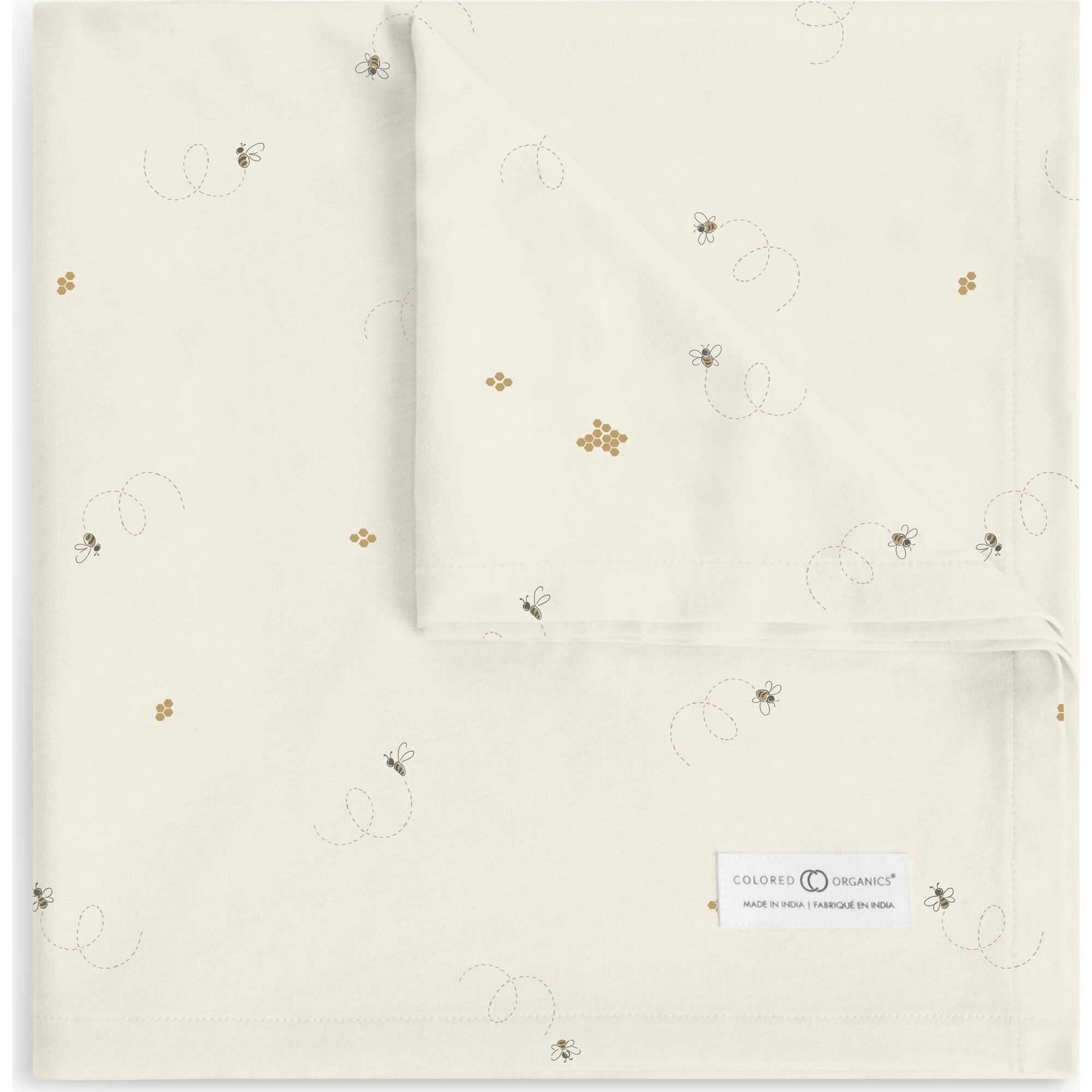 Swaddle Blanket | Bee / Pewter