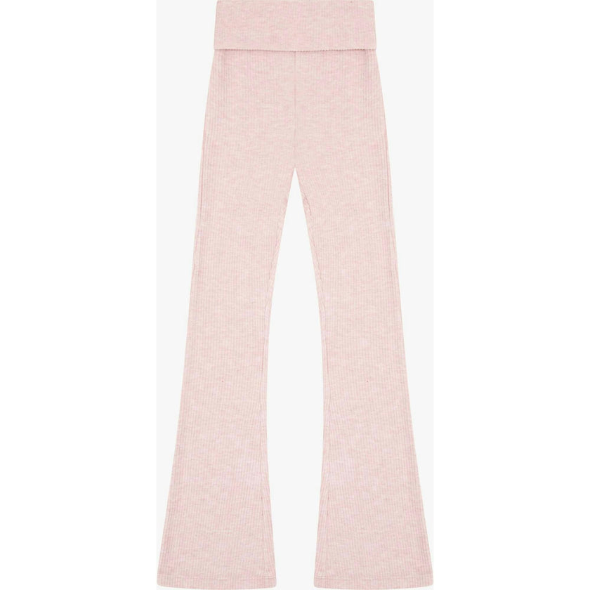 Tenly Hacci Rib Waisted Flared Pants