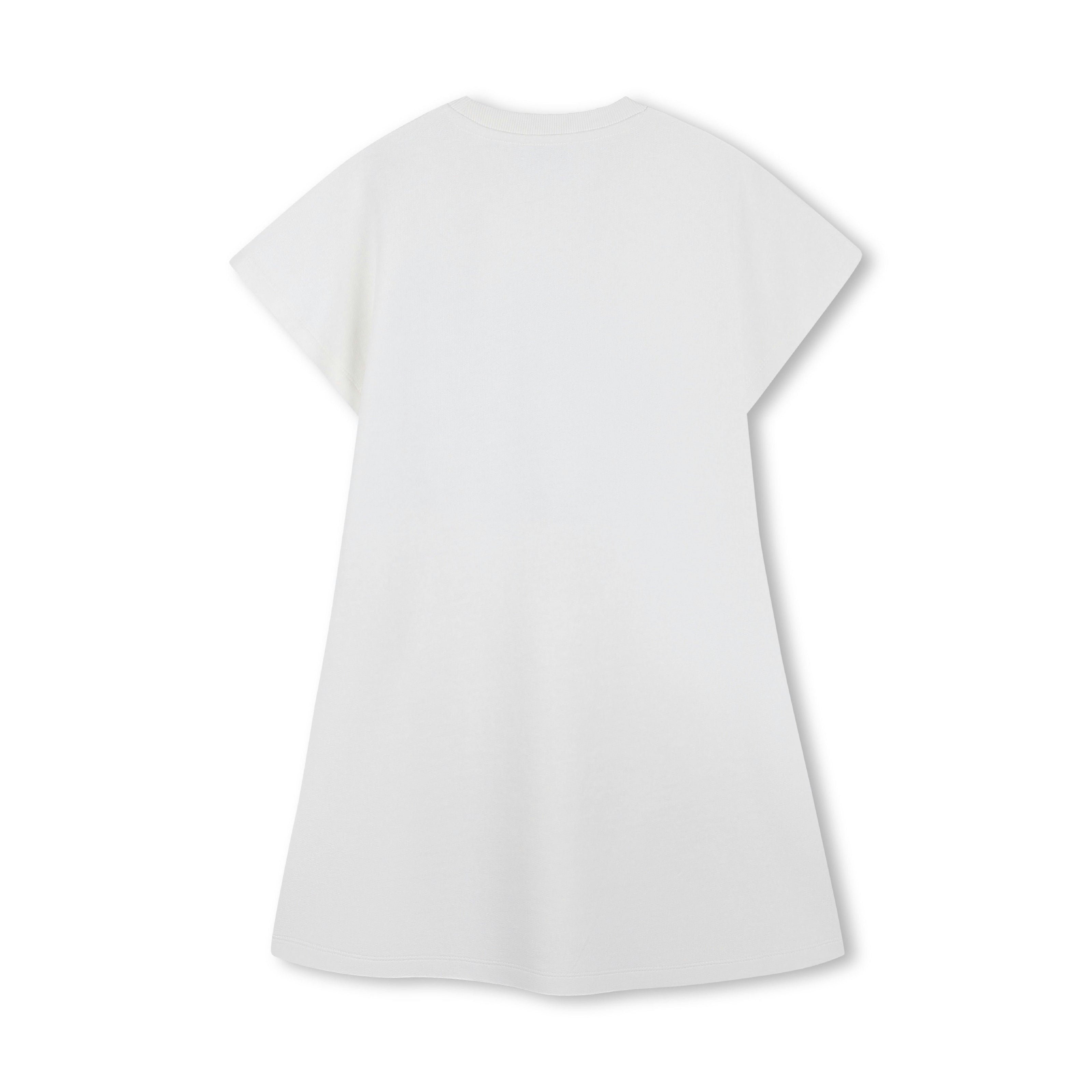 White Kenzo Logo Dress