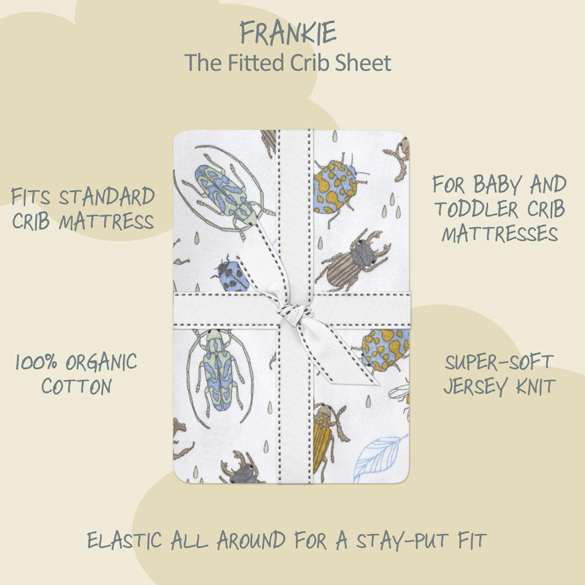 FRANKIE Fitted Crib Sheet