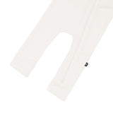 Ribbed Zipper Romper in Cloud