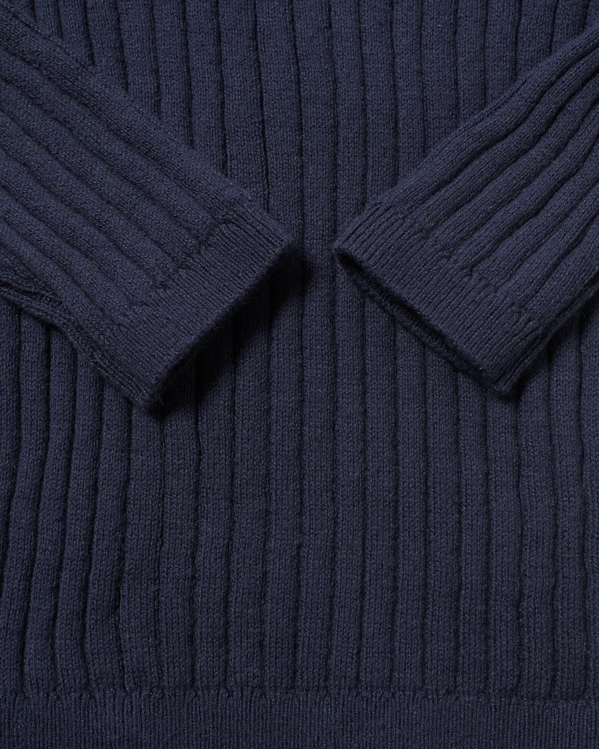 Cotton Long Sleeve Top - Ribbed