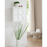 Versailles Wooden Wall Cabinet with 2 Shelves