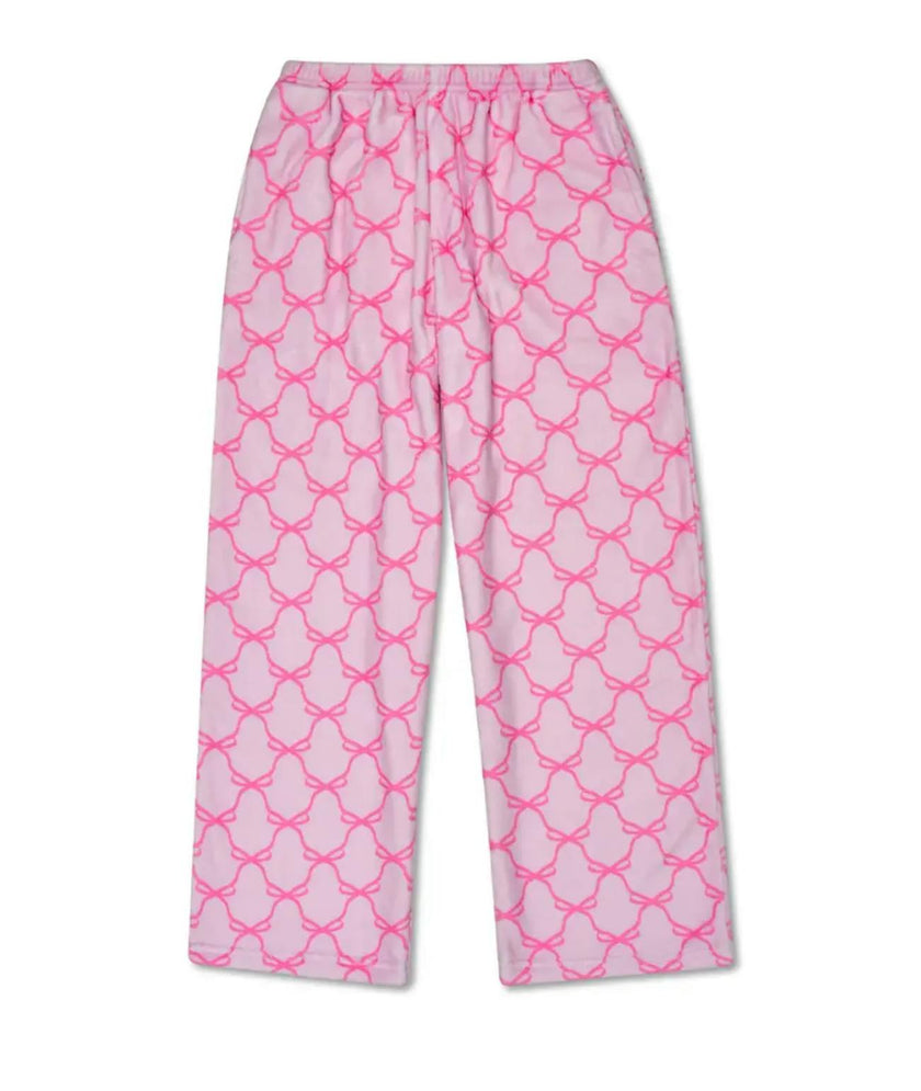 Sweet Trellis Bow Plush Pants