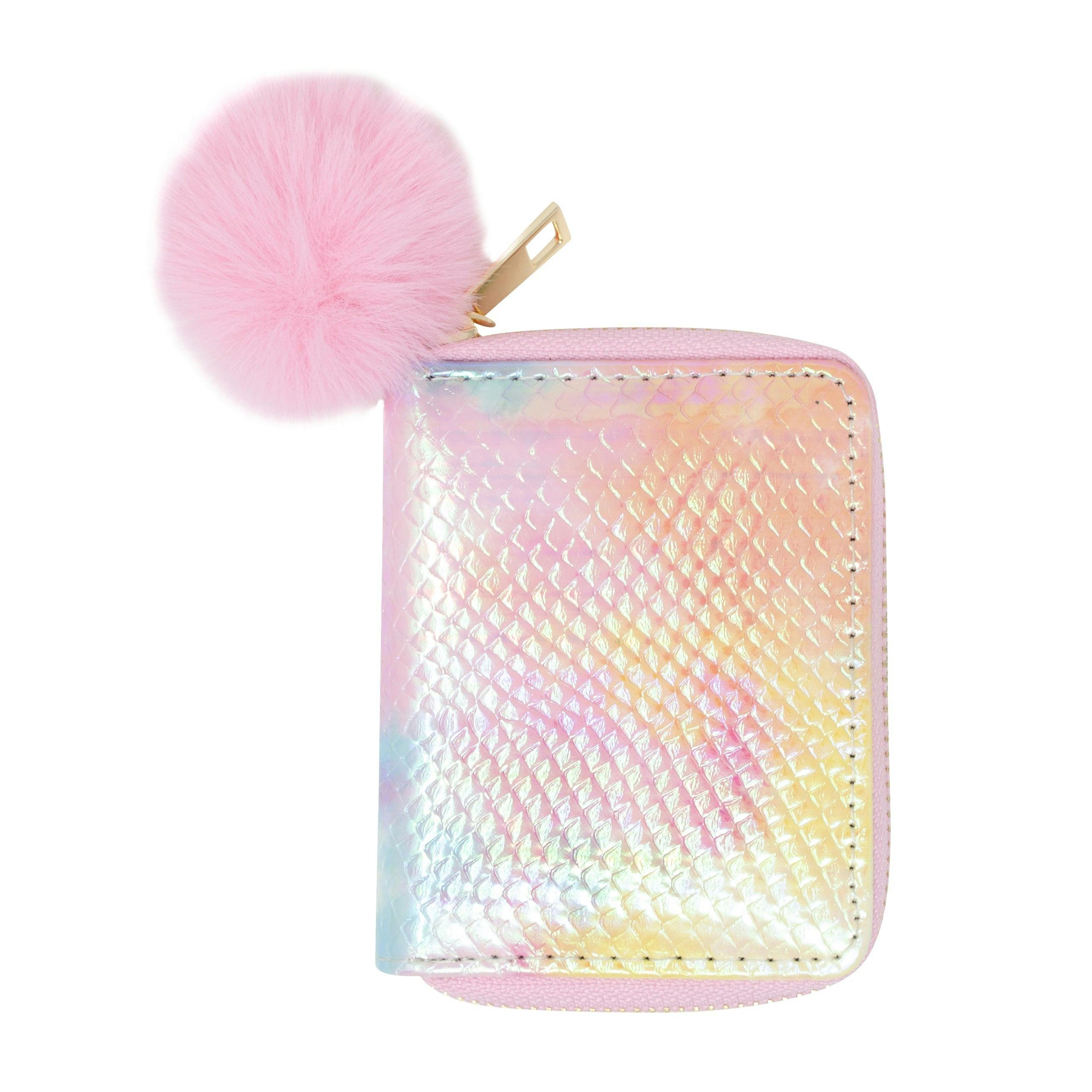 Shiny Tie Dye Mermaid Scale Wallet