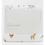 Original Cotton Muslin Quilt - Farmyard