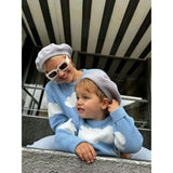 children's wool blend sweater - cloudy