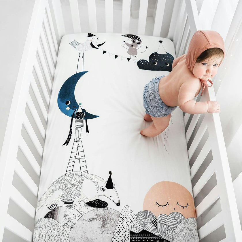 The Moon's Birthday Standard Crib Sheet