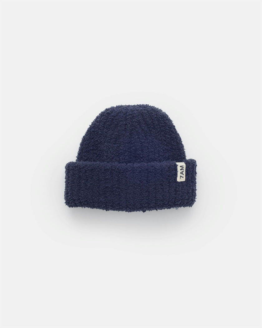 Ribbed Beanie • Fuzzy