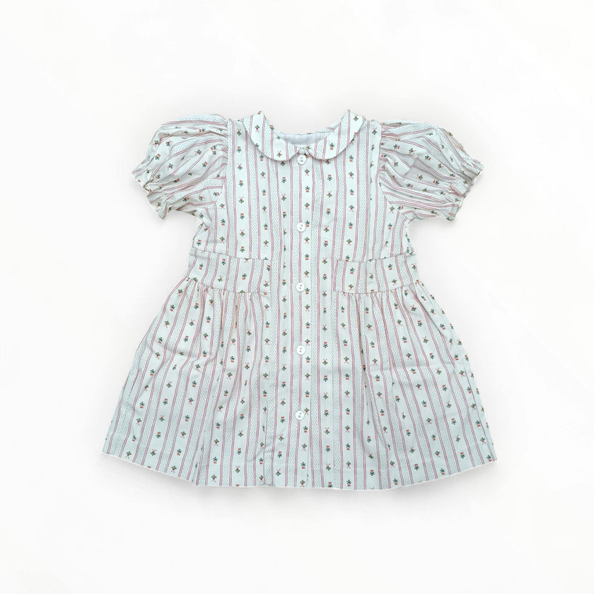 Charlotte Dress | Holiday Dot Stripe