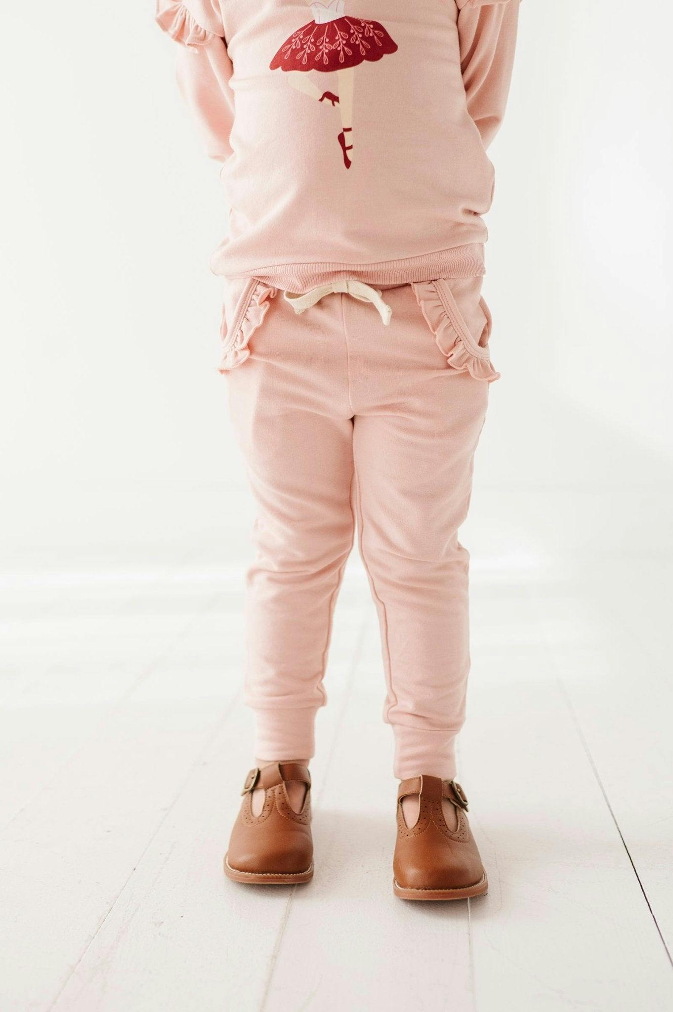 Girl's Joggers Misty Rose