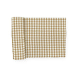 Stretch Knit Swaddle Blanket - Cinnamon Gingham