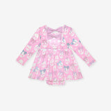 Ms. Kelly Bow Back Bodysuit Dress
