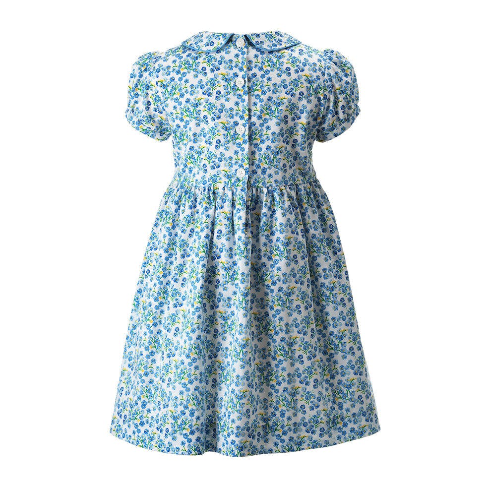 Forget-me-not Smocked Dress