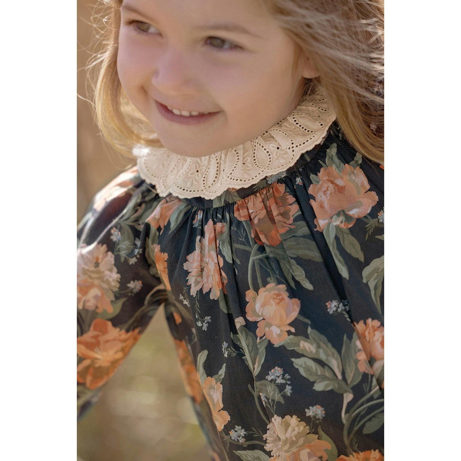 Baby Vintage Embroidered Lace Collar Dress