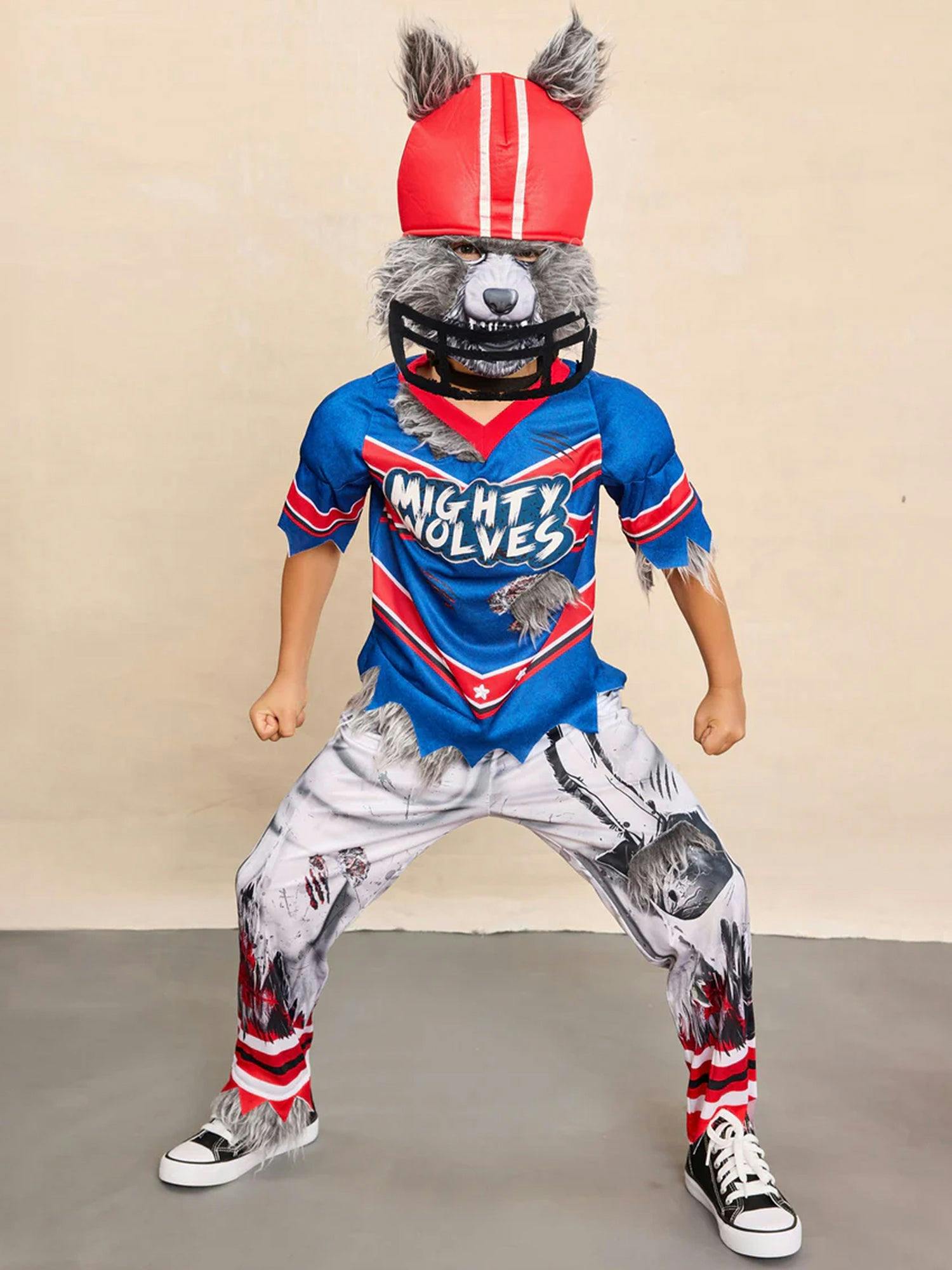 Mighty Wolves Footballer Costume For Boys