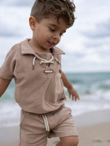 Beach Terry Pullover Top & Short Set