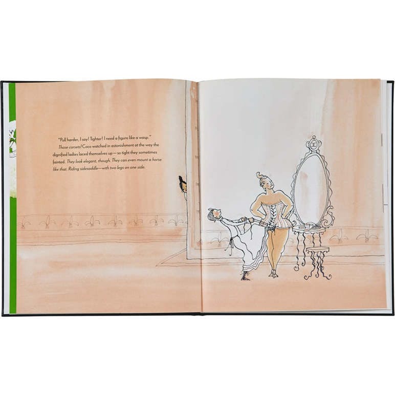 Coco and the Little Black Dress Leather Bound Children's Book