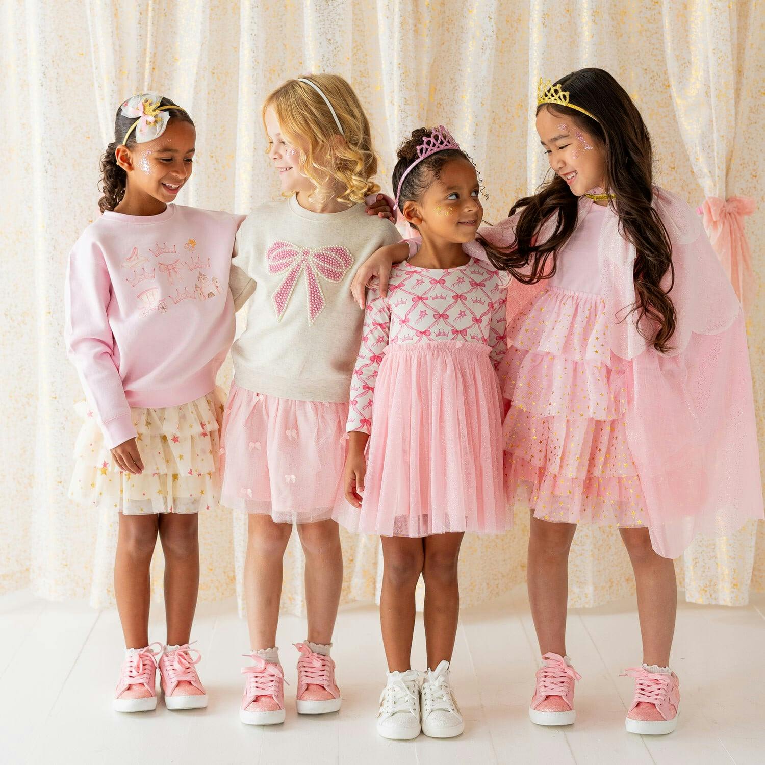 Pretty Pearl Tulle Bow Headband