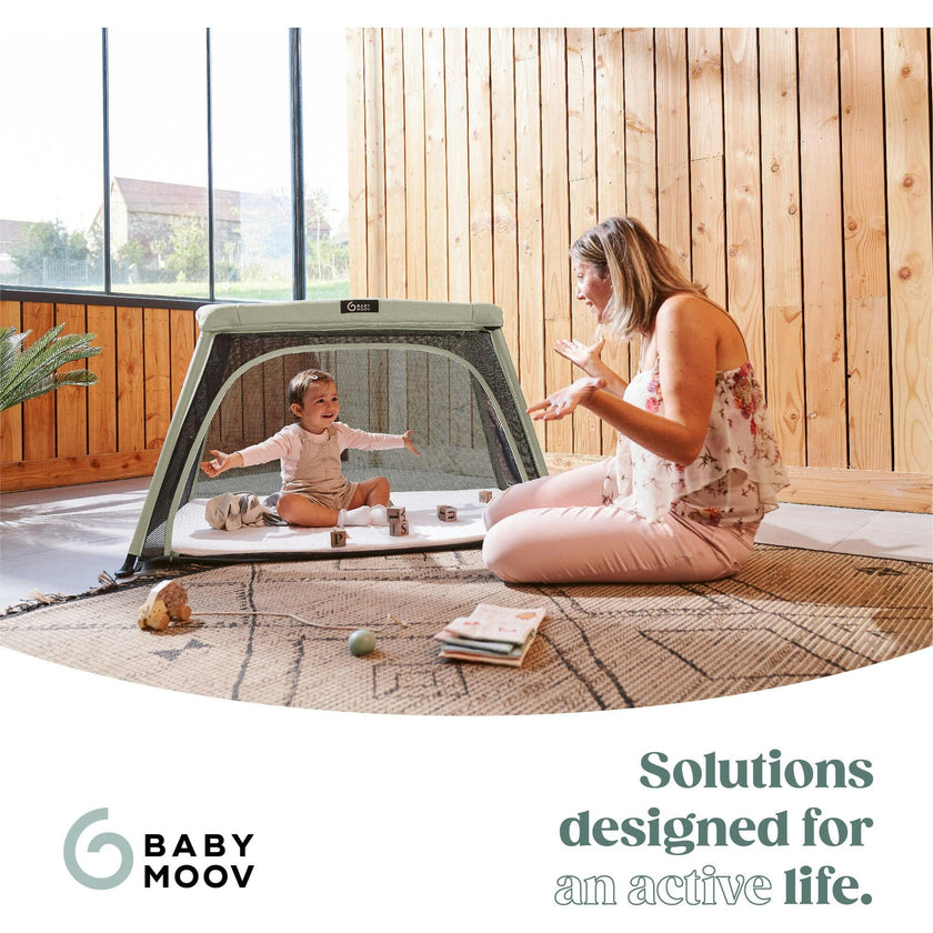 Moov and Comfy 3-in-1 Travel Crib and Play Yard