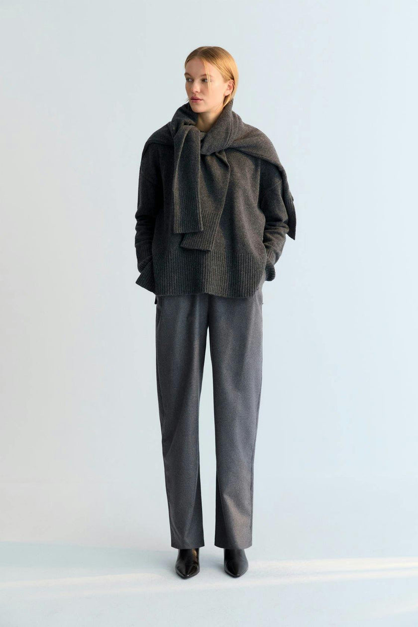 Agatha Woman Jumper Mid Grey