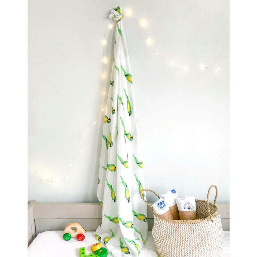 Organic Cotton Muslin Swaddle
