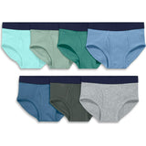 Kids brief 7-pack in solid neutral mix