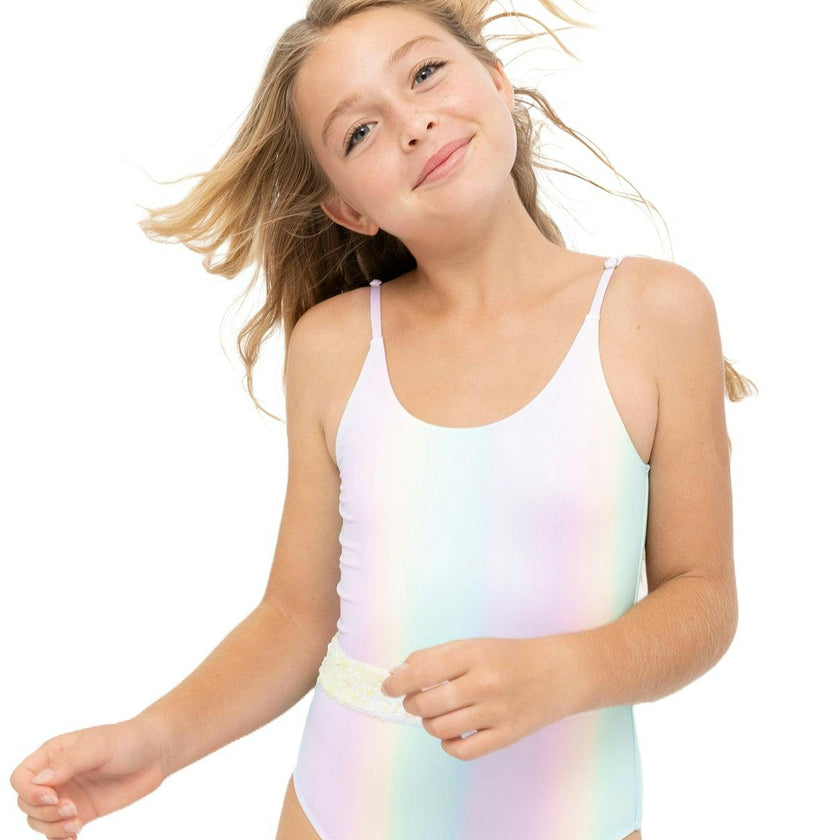 Adjustable Straps Tie-Dye Swimsuit