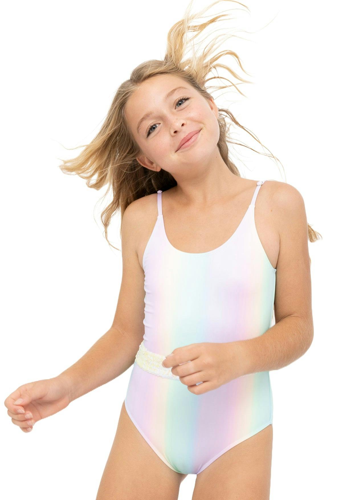 Adjustable Straps Tie-Dye Swimsuit