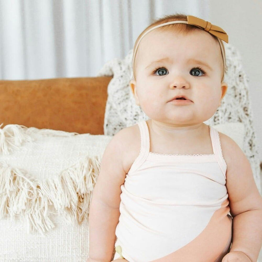 *Exclusive* Baby Girl Sleeveless 4pc Onesie Set