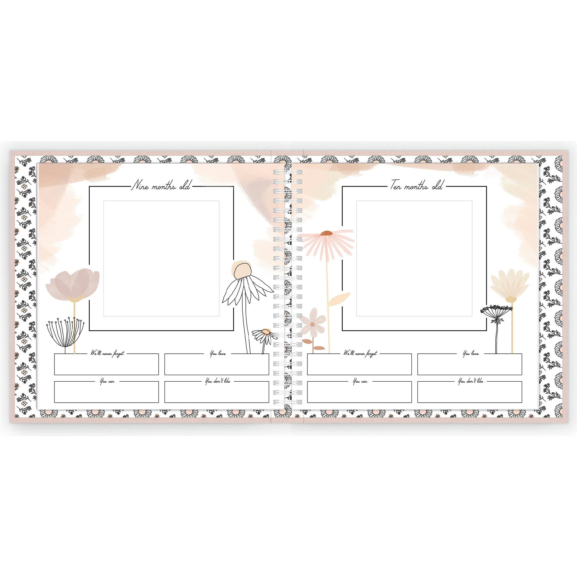Wildflower Meadow Luxury Memory Baby Book