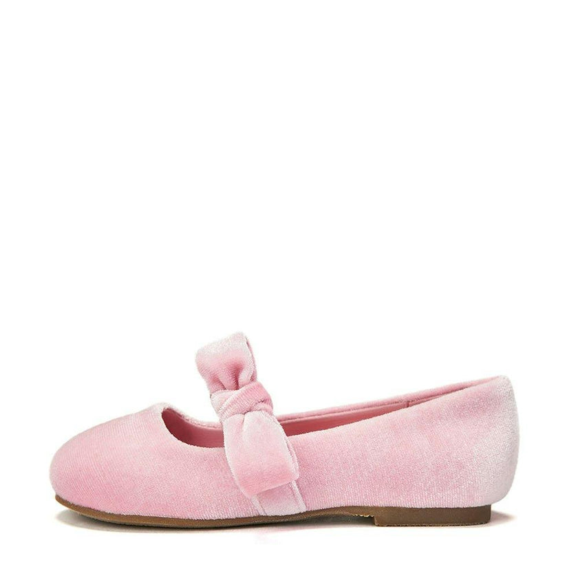 Mia Velvet Bow Strap Mary Jane Shoes