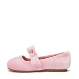 Mia Velvet Bow Strap Mary Jane Shoes