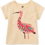 Scarlet Ibis Graphic Tee, Yellow