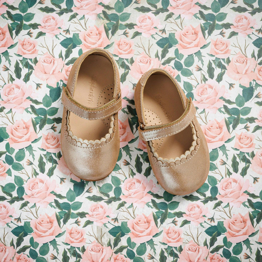 Toddler Aria Ballet Flat | Blush Leather